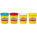 Пластилин Play-Doh, 4 банки (бирюзовый, алый, белый и желтый) Пластилин Play-Doh, 4 банки (бирюзовый, алый, белый и желтый)