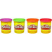 Пластилин Play-Doh, 4 банки (сиреневый, зеленый, оранжевый и красный) Пластилин Play-Doh, 4 банки (сиреневый, зеленый, оранжевый и красный)