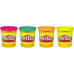 Пластилин Play-Doh, 4 банки (розовый, бирюзовый, оранжевый, желтый) Пластилин Play-Doh, 4 банки (розовый, бирюзовый, оранжевый, желтый)