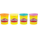 Пластилин Play-Doh, 4 банки (оранжевый, желтый, голубой, фиолетовый) Пластилин Play-Doh, 4 банки (оранжевый, желтый, голубой, фиолетовый)