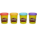 Пластилин Play-Doh, 4 банки (фиолетовый, голубой, оранжевый, алый) Пластилин Play-Doh, 4 банки (фиолетовый, голубой, оранжевый, алый)