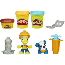 Игровой набор "Дорожный рабочий и Щенок" Play-Doh Город