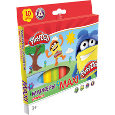 Набор фломастеров "Maxi" 10 цветов, Play-Doh Набор фломастеров "Maxi" 10 цветов, Play-Doh
