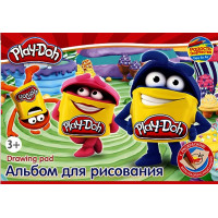 Альбом для рисования Play-doh 20 листов + 2 раскраски Альбом для рисования Play-doh 20 листов + 2 раскраски