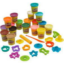 Супер-набор пластилина Play-Doh (18 баночек, 16 аксессуаров) Супер-набор пластилина Play-Doh (18 баночек, 16 аксессуаров)