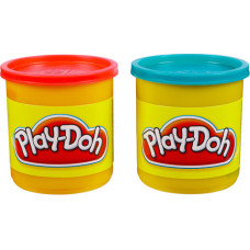 Набор из 2 банок пластилина Play - Doh -красный и синий (неоновый) Набор из 2 банок пластилина Play - Doh -красный и синий (неоновый)