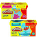 Набор из 2 банок пластилина Play - Doh -красный и синий (неоновый) Набор из 2 банок пластилина Play - Doh -красный и синий (неоновый)