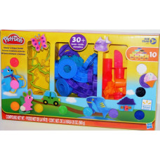 Набор Play-Doh "Штампуй и формируй", 10 цветов Набор Play-Doh "Штампуй и формируй", 10 цветов