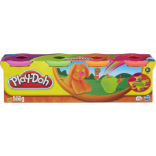 Пластилин Play-Doh, 4 банки (сиреневый, зеленый, оранжевый и красный) Пластилин Play-Doh, 4 банки (сиреневый, зеленый, оранжевый и красный)